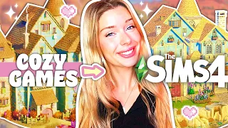 I Recreated The BEST Builds From Cozy Games in The Sims 4