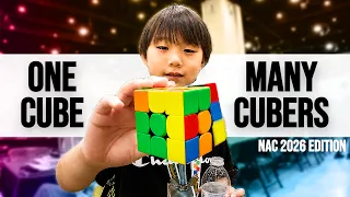 One Cube, Many Cubers! (ft. Luke Garrett, Zayn Khanani, JRCuber, and more)