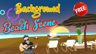Background Suasana Pantai Background Beach Scene Zepeto World