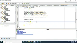 JAVA Basic Relational Operation Conditional Statement If ElseIf Average Remark and Equivalent