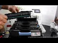 HP COLOUR LASERJET PRO M255DW LOADING THE INK TONER CARTRIDGES