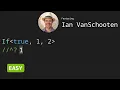If with Ian VanSchooten - TypeScript Type Challenges EASY