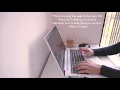 ZenStudy Study with Me Ep 1 Minimalist ASMR Typing Edition Calm Piano Music