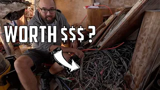 ⛵️Hurricane damaged catamaran –  Heat exchanger, copper scrap, water pump Ep 607