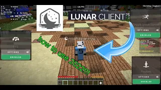 how to download and use lunar client 2022 tutorial download easy