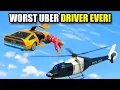 I became an Uber driver but took everyone to the worst destinations... | GTA 5 THUG LIFE #614