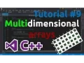 C Tutorial 9 - Multidimensional arrays
