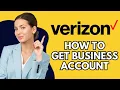 How To Get Verizon Business Account