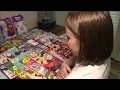 7-year-old collecting hundreds of coloring books