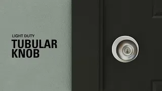 Brinks Commercial Light Duty Tubular Knobs Features