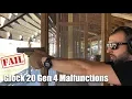 Glock 20 Gen 4 Malfunctions 10mm Failure to Feed