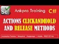Selenium with C 26 - Actions class ClickAndHold and Release methods code demo
