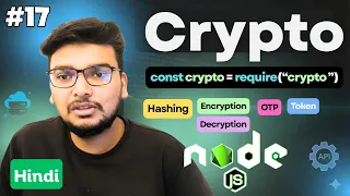 Node js Crypto Full Tutorial - Hash OTP Generation Encrypt Decrypt Part 17
