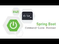 48 - Spring Boot Command Line Runner to save object in database Almighty Java