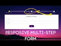 Multi Step registration Form using HTML CSS and Javascript Tutorial Responsive HTML Form Design