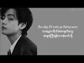 Sweet Night - Kim Taehyung ( V of BTS) // Myanmar Subtitle #mmsub #ost