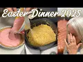 Momma starts prepping Easter Dinner