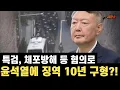 Lagu 내란특검, 윤석열에 체포방해 등 혐의로 징역 10년 구형?