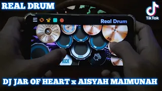 Download DJ JAR OF HEART x AISYAH MAIMUNAH JAMPING REMIX TIK TOK VIRAL COVER REAL DRUM MP3