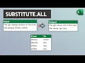 Excel Find and Replace Multiple Words at Once - Bulk replace values based on a list