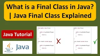 What is a Final Class in Java Java Final Class Explained Java Tutorial