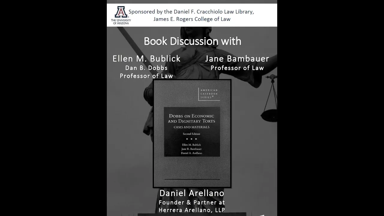 Book Talk with Ellen Bublick and Jane Bambauer (04/21/2022)
