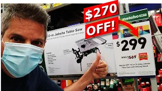 Lowes Black Friday Door Buster Metabo Table Saw 299 You re WELCOME