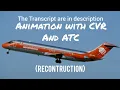 Aeromexico Flight 498 Crash Animation with CVR ATC Recording On