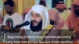 Bacaan indah Syech Abdurrahman Al AUsi   Surat Al Maarij Terjemahan Indonesia