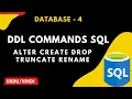 DDL Commands in SQL Alter create drop truncate rename Jawad Aslam