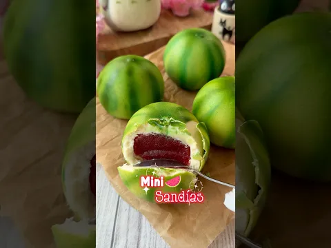 Mini sandías 🍉 🌸 #receta #recetaspostres