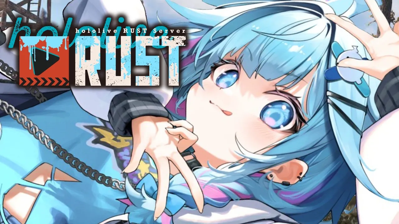 【#holoRUST】深夜の初心者RUST#2【水宮枢／FLOW GLOW】#hololiveDEV_IS