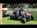Coleman Powersports GK200 Go Kart Hitch Install