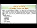 Bubble Touch Game Construct 2