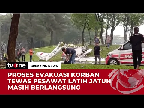 3 Orang Tewas Akibat Pesawat Jatuh di BSD