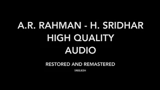 roja kadhal rojave high quality audio a r rahman