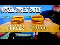 Bubba Burgers vs Sam s Walmart Frozen Burger Battle on the Blackstone Griddle