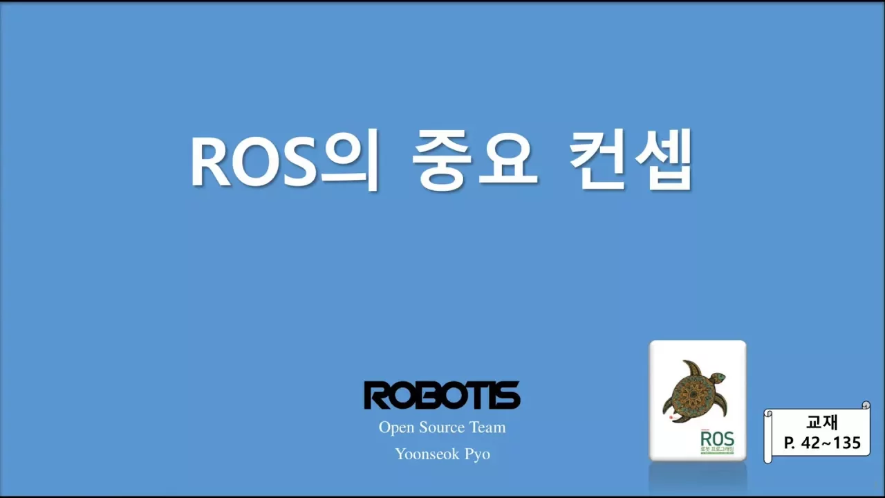 ROS 강의 Chapter4. ROS의 중요 컨셉