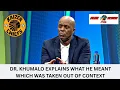 Lagu DR KHUMALO EXPLAINS HIS CONTROVERSIAL STATEMENT