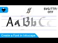 Create Custom Fonts Using Inkscape FontForge in 2023 Great for Selling Online
