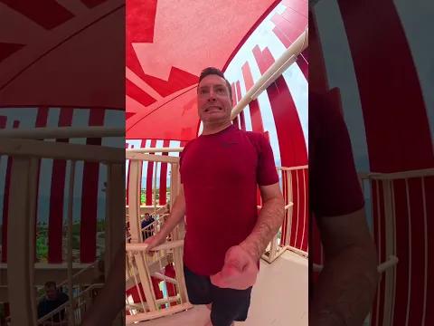 Video Thumbnail: I Can't BELIEVE I Yelled This Down This HUGE WATER SLIDE! #shorts