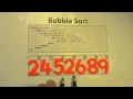 Simulation BubbleSort