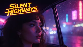 silent highways midnight neon drive emotional synthwave 80s