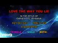 Download Lagu Eminem ftg. Rihanna - Love The Way You Lie (Karaoke)