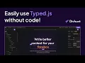 Create a Typing Animation WITHOUT Code Using Typed js Divhunt Plugin Tutorial