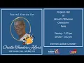 Funeral Service for the late Orville Theodore Jeffers 1 30pm - June 07 2025