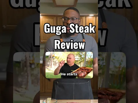 Guga: The king of Steak YouTube?! #foodreview #snacks #grilling