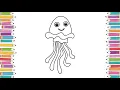 Jellyfish Coloring Pages for Kids Educational Fun Coloring s