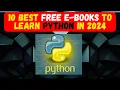 Best 10 Python Language E-Books in 2024 Best Books for Python Pyhton Books for Beginners