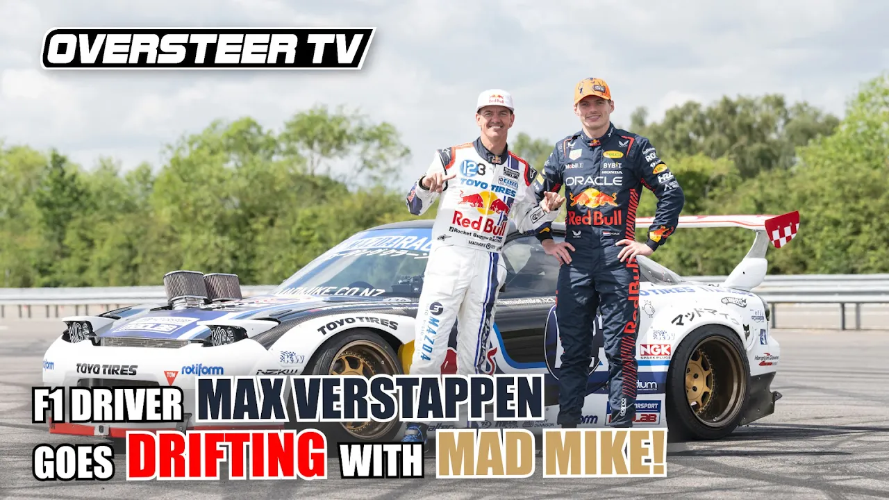 F1’s Max Verstappen goes DRIFTING with Mad Mike!